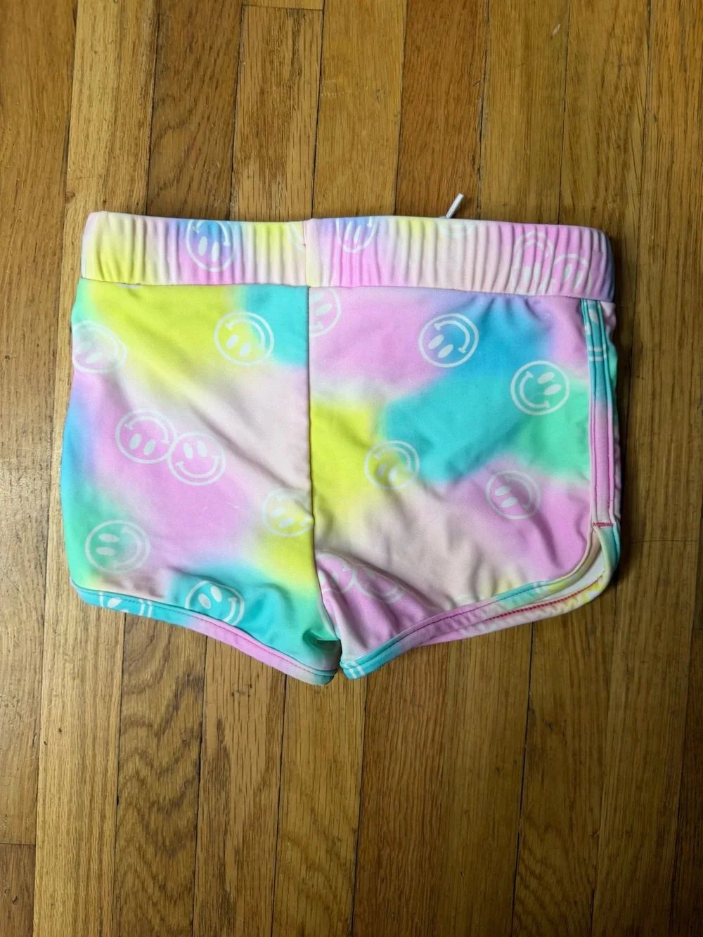 Dream Big Little Co 2/3 Pastel Smiley Hybrid Swim Shorts